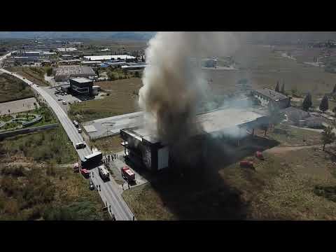 Pozar u Sportski centar Borsa Rodoč Mostar