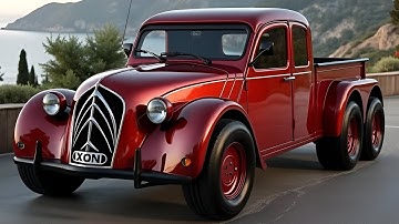 2026 Citroen 2CV 6 Pickup The Iconic Classic Reborn With Modern Tech!