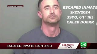 Inmate who escaped Plumas County Jail taken into custody