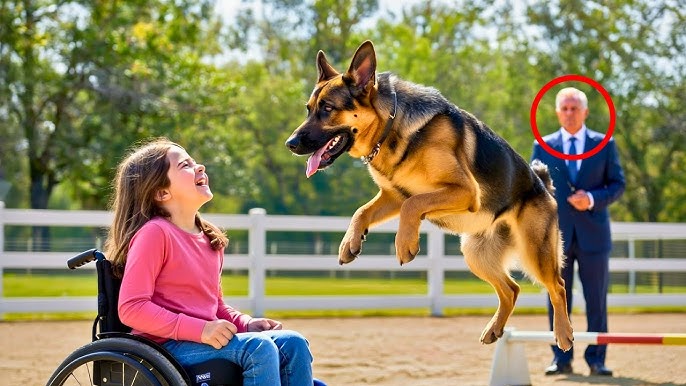 Wealthy Man Set a German Shepherd on His Daughter in a Wheelchair—What the  Dog Did Next Shook All!