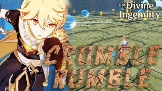 Divine Ingenuity - "Crumble Rumble" - ID: 13696342602  (No Exit Freeze) - Genshin Impact