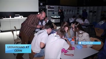 Ukrainians at CERN: Children get internship at world