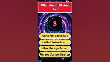 What does USB stand for? #quiz #tech #USB #storagesolutions
