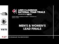 NTT - Lead Finals (Men then Women)