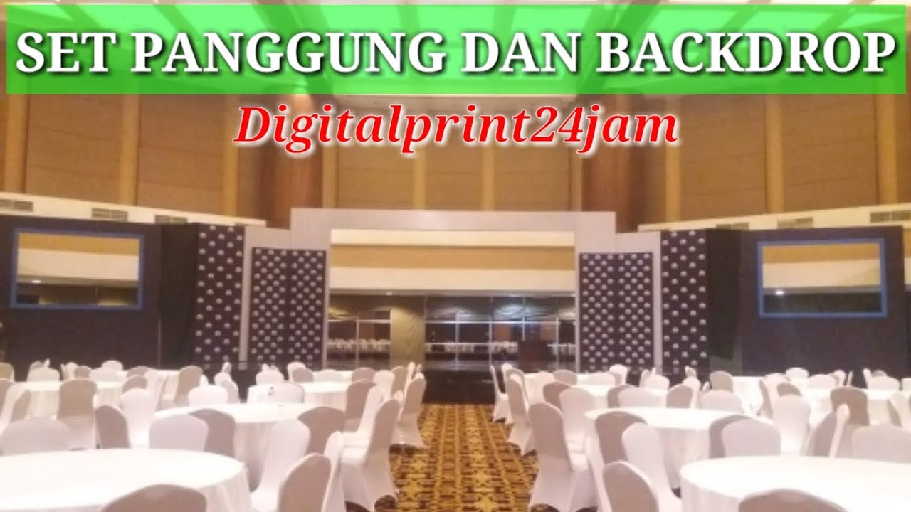  Set  Panggung  dan Backdrop YouTube