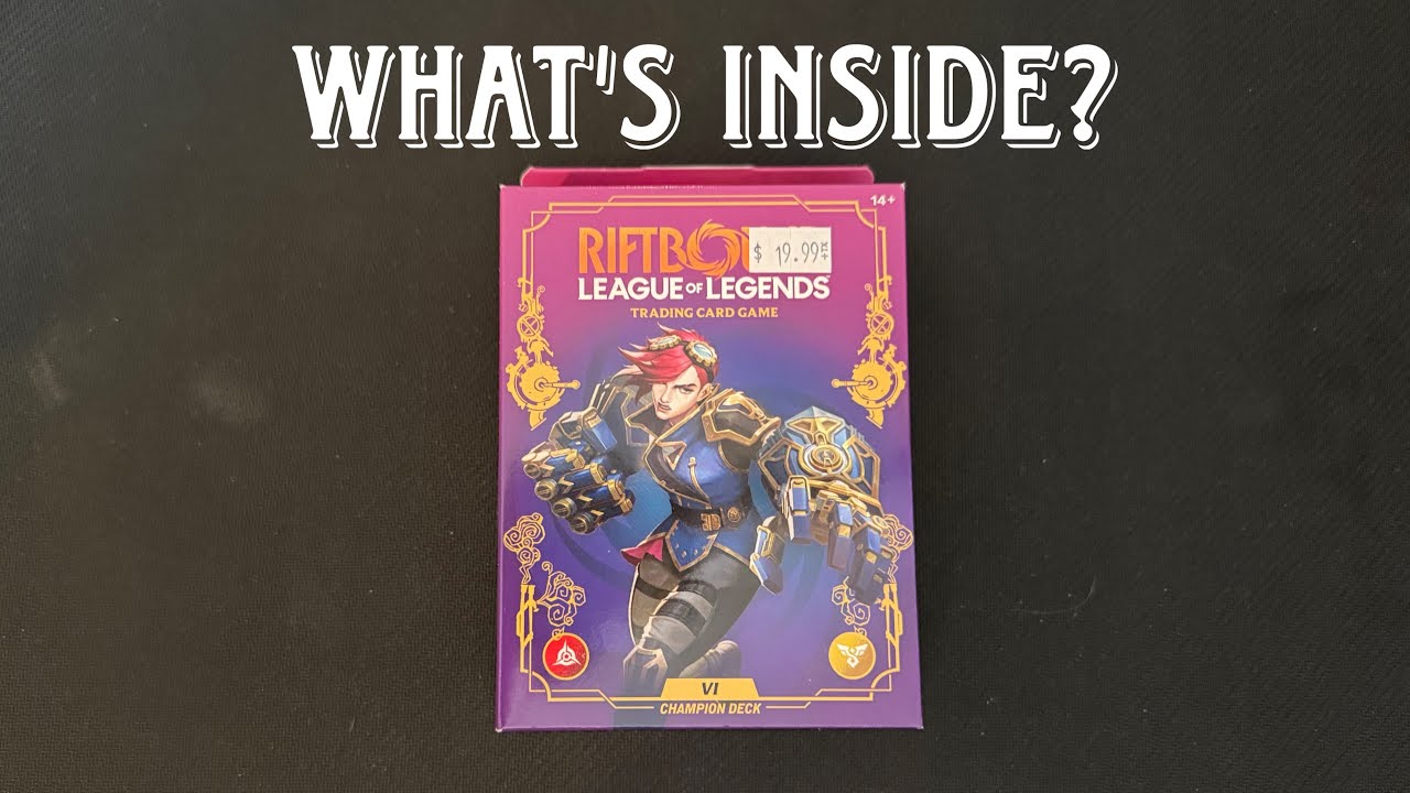 Vi Skill Riftbound Riftbound Vi Champion Deck Opening And Review - YouTube