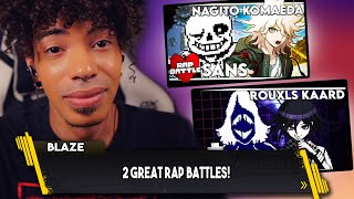 REACTING TO DANGANRONPA VS. UNDERTALE RAP BATTLES [KOKICHI OMA + NAGITO KOMAEDA]  @GamingPlush64