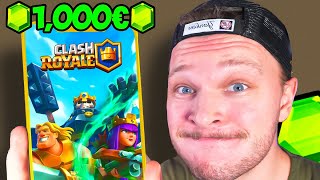 J'ai DÉPENSÉ 1000€ pour TERMINER Clash Royale !