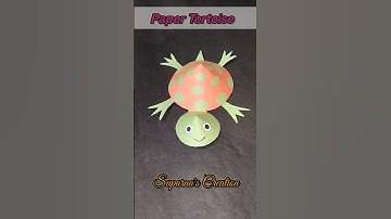Paper Tortoise 🐢🐢#shorts #viral #youtubeshorts #craft #shortvideo #papercraft