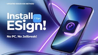 Updated Esign iOS method | install IPA Files on iPhone & iPad without PC no Revoke or Jailbreak