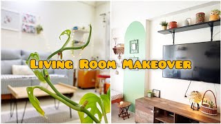 🔥EXTREME LIVING ROOM MAKEOVER | How To Paint Arch | Wooden Wall Panelling at Home | INDIA