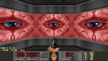 Doom 2 - The Tower of Babel (Map 16: Flesh Cage): UV-Max (Map Author: AshtralFiend)