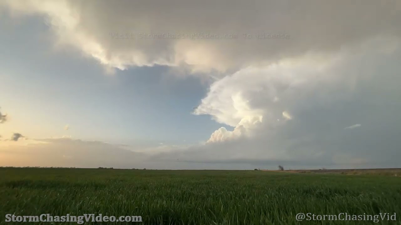 Timelapse of Tornadic Andover Kansas Supercell - 4/29/2022