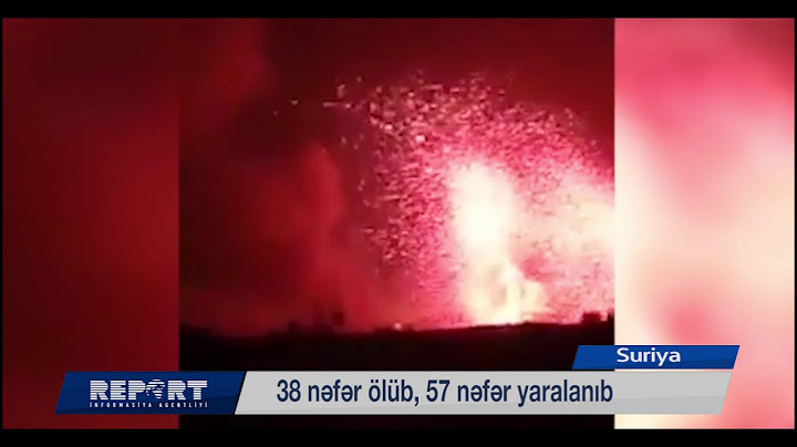 Suriyanın hərbi bazası bombalanıb