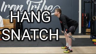 HOW TO Hang Snatch - Above knee snatch - TUTORIAL
