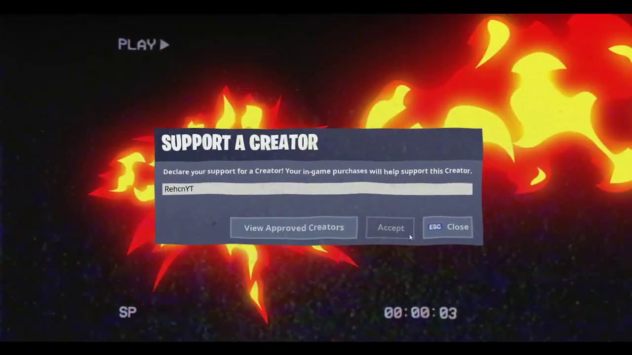 Support A Creator Code Intro For Rehcnyt Youtube
