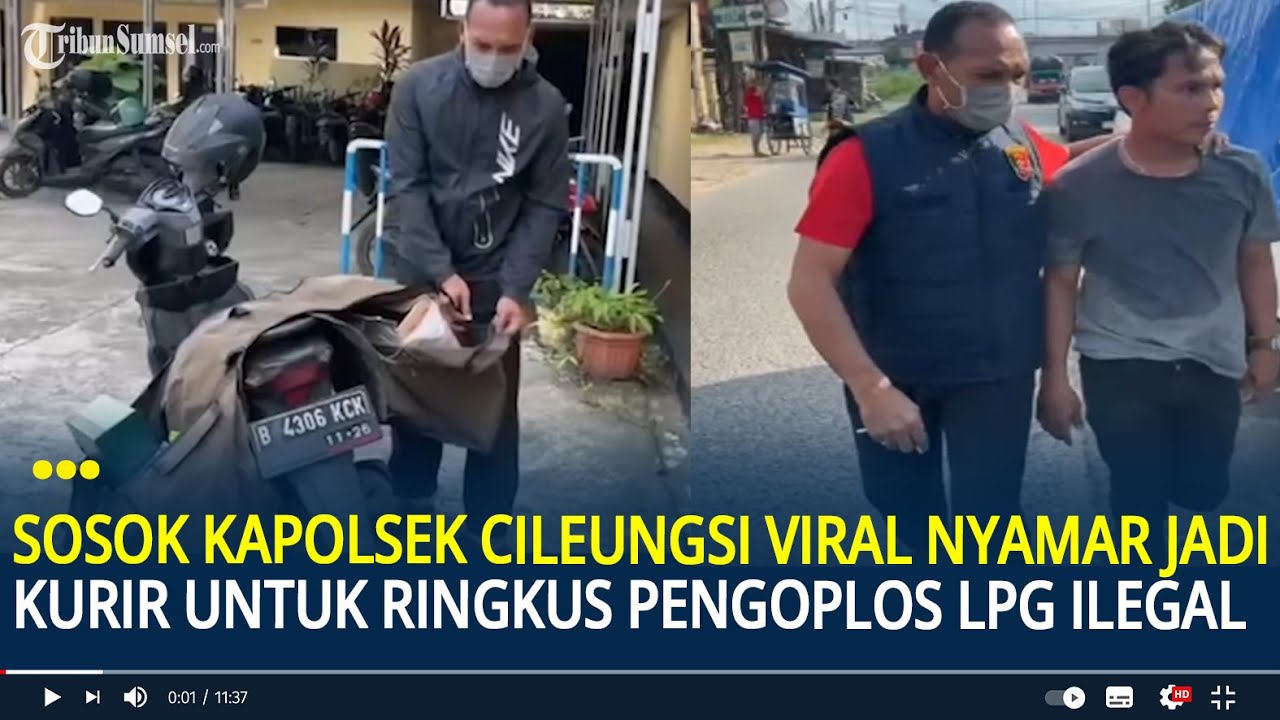 Sosok Kapolsek Cileungsi Polisi Viral Nyamar Jadi Kurir untuk Ringkus Pengoplos Gas LPG Ilegal