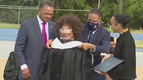 Jacqueline Jackson accepts honorary doctorate at N...