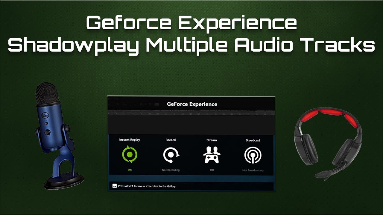 Geforce experience микрофон