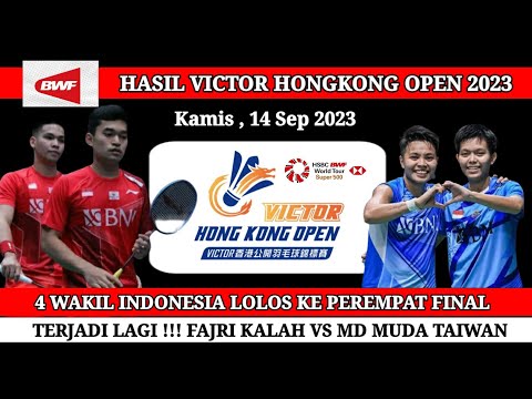 HASIL 16 BESAR VICTOR HONGKONG OPEN 2023 | HASIL BADMINTON HARI INI