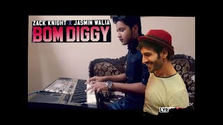 Video thumbnail of "Bom Diggy Diggy - Zack Knight x Jasmin Walia | Shashank Srivastava Piano Cover"
