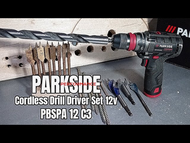 Parkside Performance Cordless Screwdriver PBSPA 12 + 2 Battery Charger Bit  Drill Set Bag X 20 V Team : : DIY & Tools