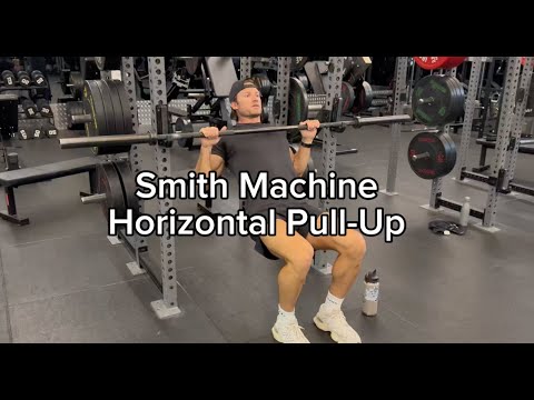 Smith Machine Horizontal Pull-Up