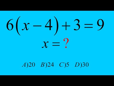 آموزش ریاضی:حل سوال مساوات