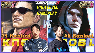 T8 ▰ KNEE (#4 Ranked Bryan) Vs NOBI (#6 Ranked Steve) ▰ Tekken 8 High Level Gameplay