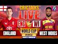 🔴 Live: World Cup, ENG vs WI, Last 15 Overs, Cricket Live Match Today Scores &amp; Commentary