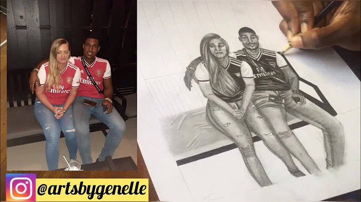 Drawing a COUPLE ft. Akinndenny Grant //Arts By Ge...