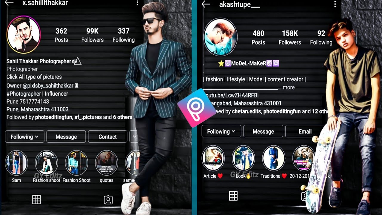 Instagram Profile Wall Concept Photo Editing Tutorial In Picsart Step By  Step In Hindi | BY GY Editz - Y… | Photo editing tutorial, Photo editing,  Editing tutorials