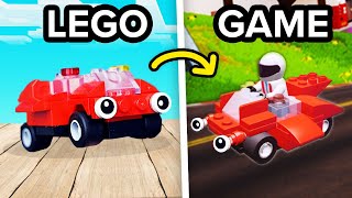 Lego Car Vs Video Game