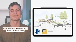 How To Create QUICK Hand Rendered Diagrams In Less Than 15 Minutes  Landscape Architecture Tutorial