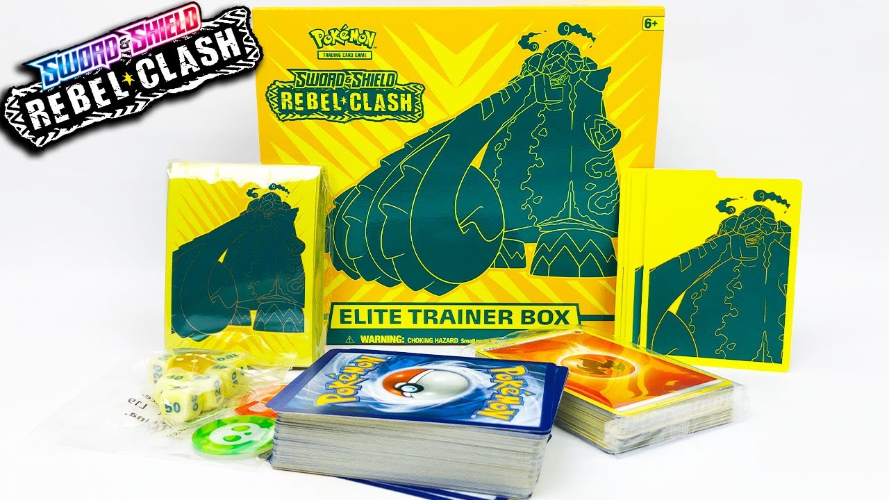 sword and shield rebel clash booster box Clash: Pack – The Trainer Court Shield expansion! Pokémon TCG: Sword & Shield-Rebel