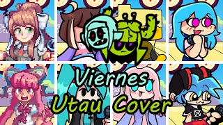 Viernes but Different Characters Sing It (FNF Viernes but Everyone Sings It) [UTAU Cover]
