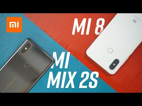 So sánh Xiaomi Mi8 & Mi Mix 2S