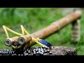 DIY Slingshot - Creative Idea To Make Powerful Bamboo Slingshot