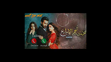 Mohabbat Tujhe Alvida Sad Ringtone Pakistani Drama Shorts M Baksh Channel Ringtone Short 