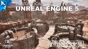 Post-Apocalyptic Refinery - (Work in Progress) Unreal Engine 5 - 26/9/2022