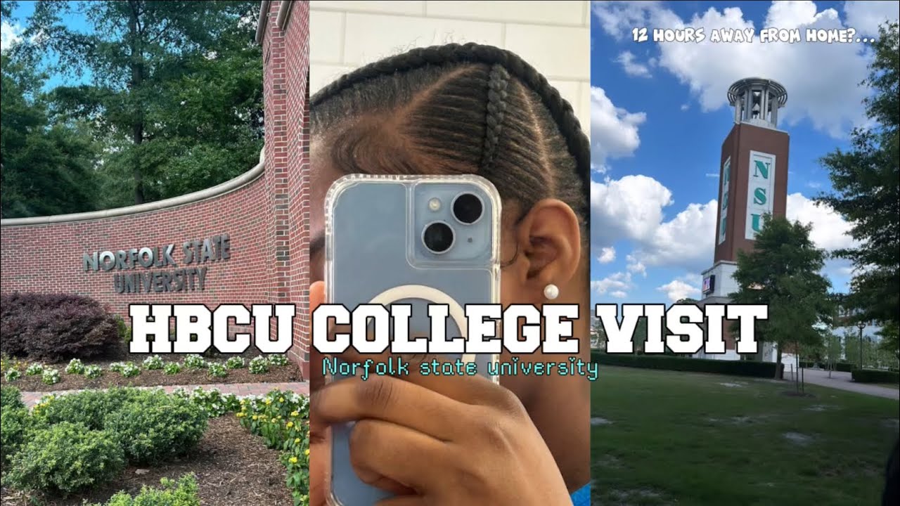 HBCU COLLEGE VISIT | COME WITH ME TO NORFOLK STATE UNIVERSITY - YouTube