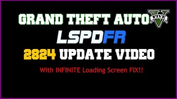 LSPDFR 2824 Update | Infinite Loading Screen FIX | 2023 | #lspdfr | #gtav