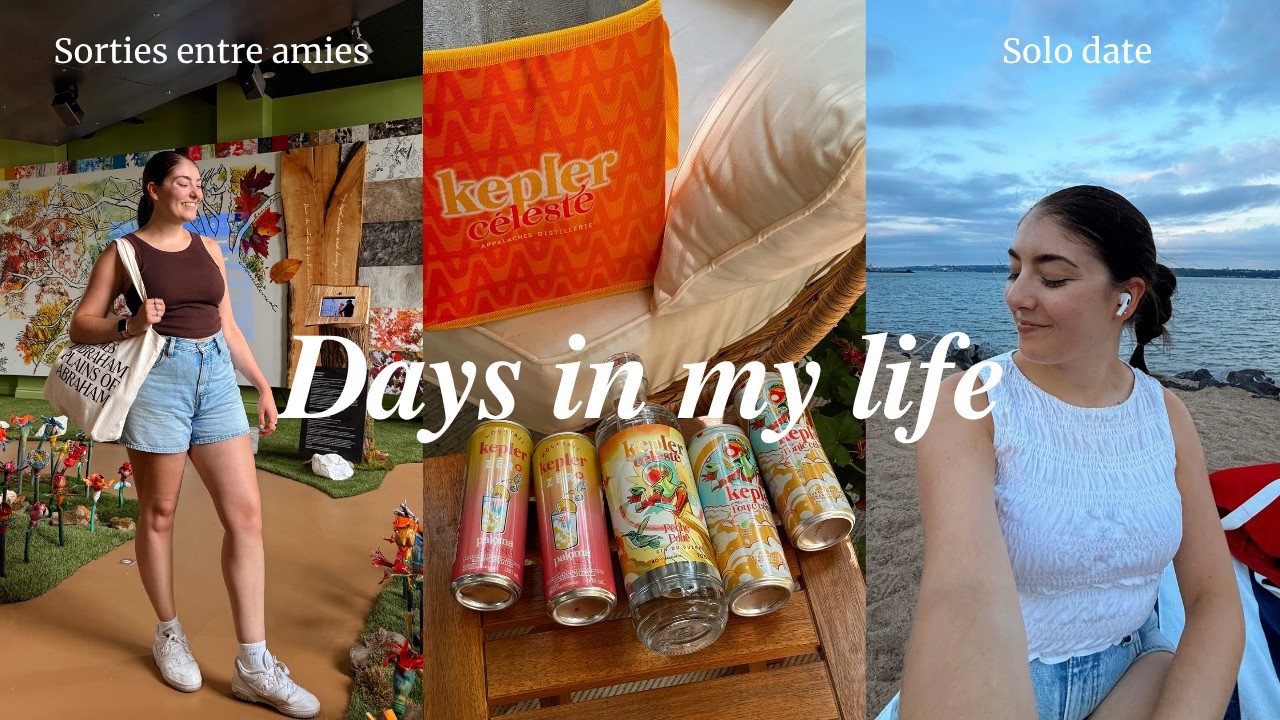 Summer days in my life 🌊📖 Sorties entre amies, Unboxing PR estival & Solo date