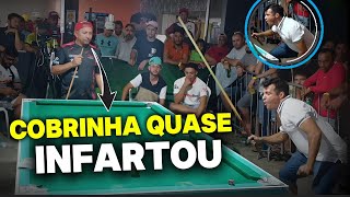 O CORAÇÃO DELE QUASE PAROU NESSE JOGO ♥️ #viralvideo #viral #sinuca