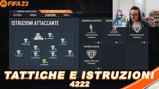 TATTICHE E ISTRUZIONI PER IL 4222! *POST PATCH* // FIFA 23