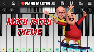 MOTU PATLU THEME SONG EASY PIANO TUTORIAL screenshot 5