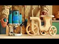 Изготовление и фрезерование деревянного велосипеда, making and milling wooden bicycle