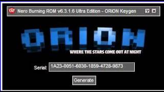 ORiON Keygen Music (Nero Burning ROM 6.3.1.6)