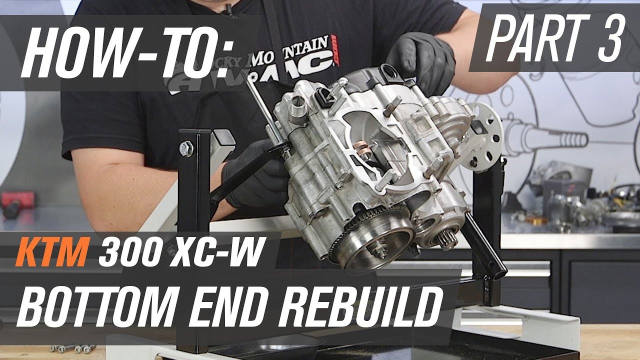 KTM 300 XCW Bottom End Rebuild Part 3 Assembly Continued YouTube