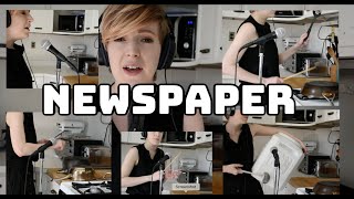 Fiona Apple’s Newspaper But It’s Stuff From My Kitchen